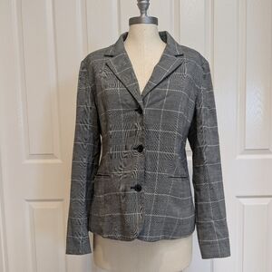 Isaac Mizrahi Women's Formal Plaid Blazer Suit 16/1X